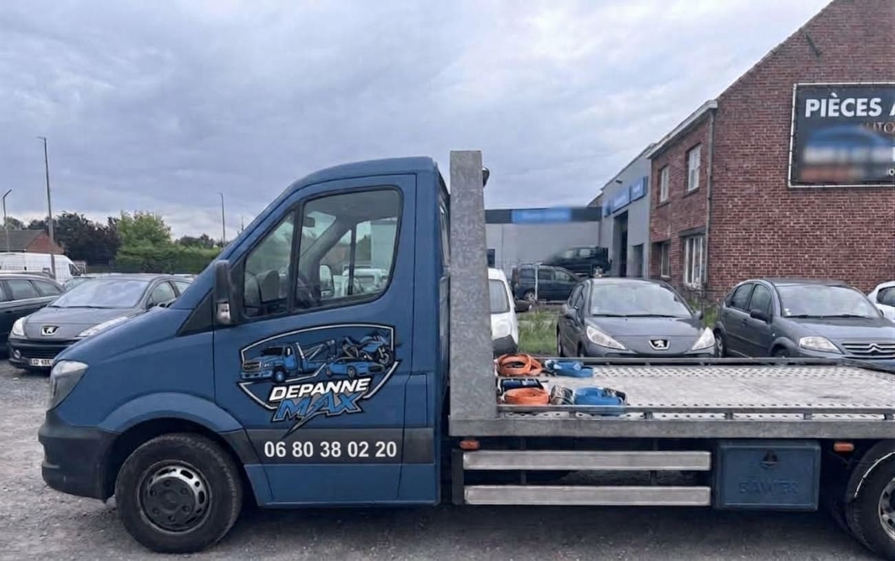 dépannage automobile à Roubaix 24h/24 et 7j/7